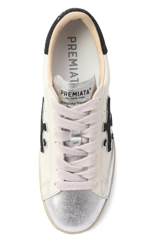 Комбинированные кеды Steven-D Premiata STEVEND/VAR 6936 Кремовый  STEVEND/VAR 6936 Фото 6