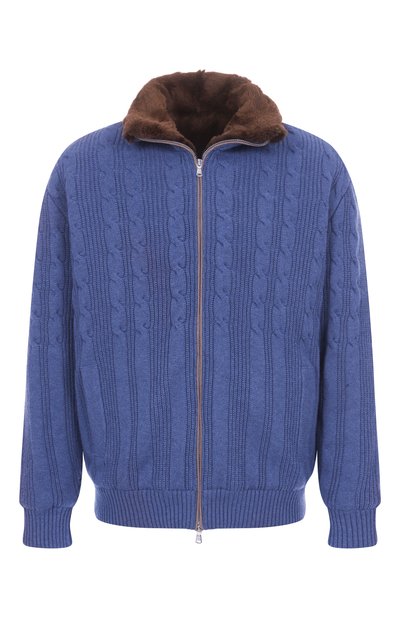 Мужской кашемировый бомбер с меховой подкладкой KANGRA, арт. 9151/09 02