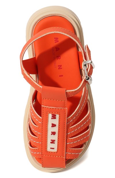 Кожаные сандалии MARNI, арт. 73462/20-27, фото 4