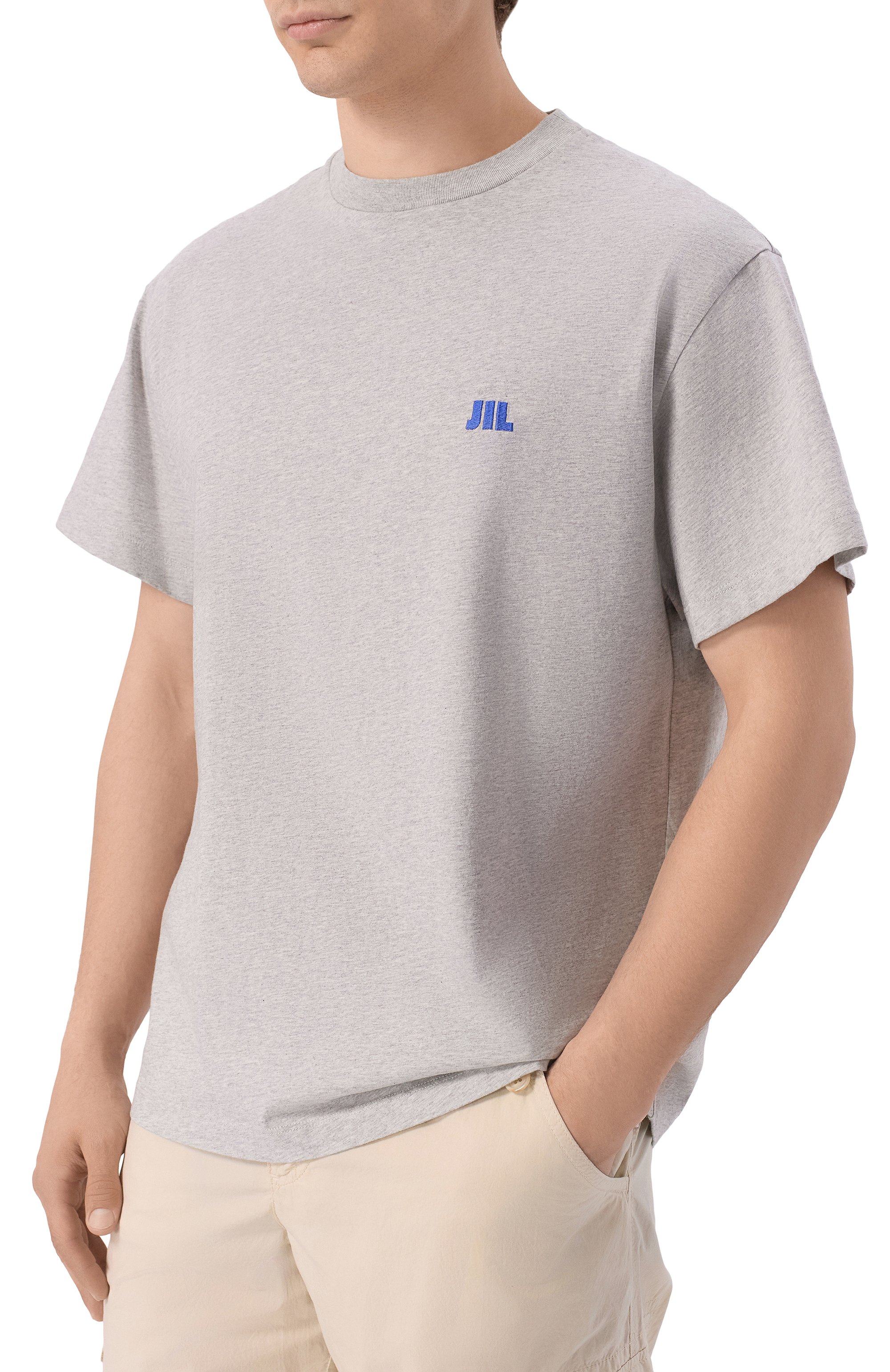 Хлопковая футболка JIL SANDER, арт. J22GC0283/J45048, фото 3