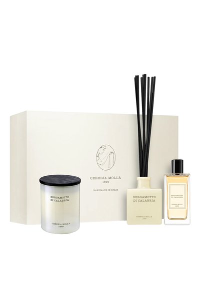 Подарочный сет iii bergamotto di calabria (230g+2x100ml) CERERIA MOLLA 1899, арт. 8424405028599