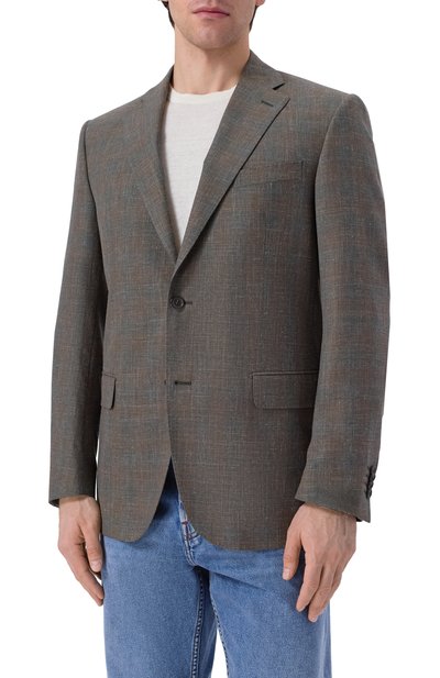Пиджак из шерсти и льна CORNELIANI, арт. 276008/2716311, фото 3