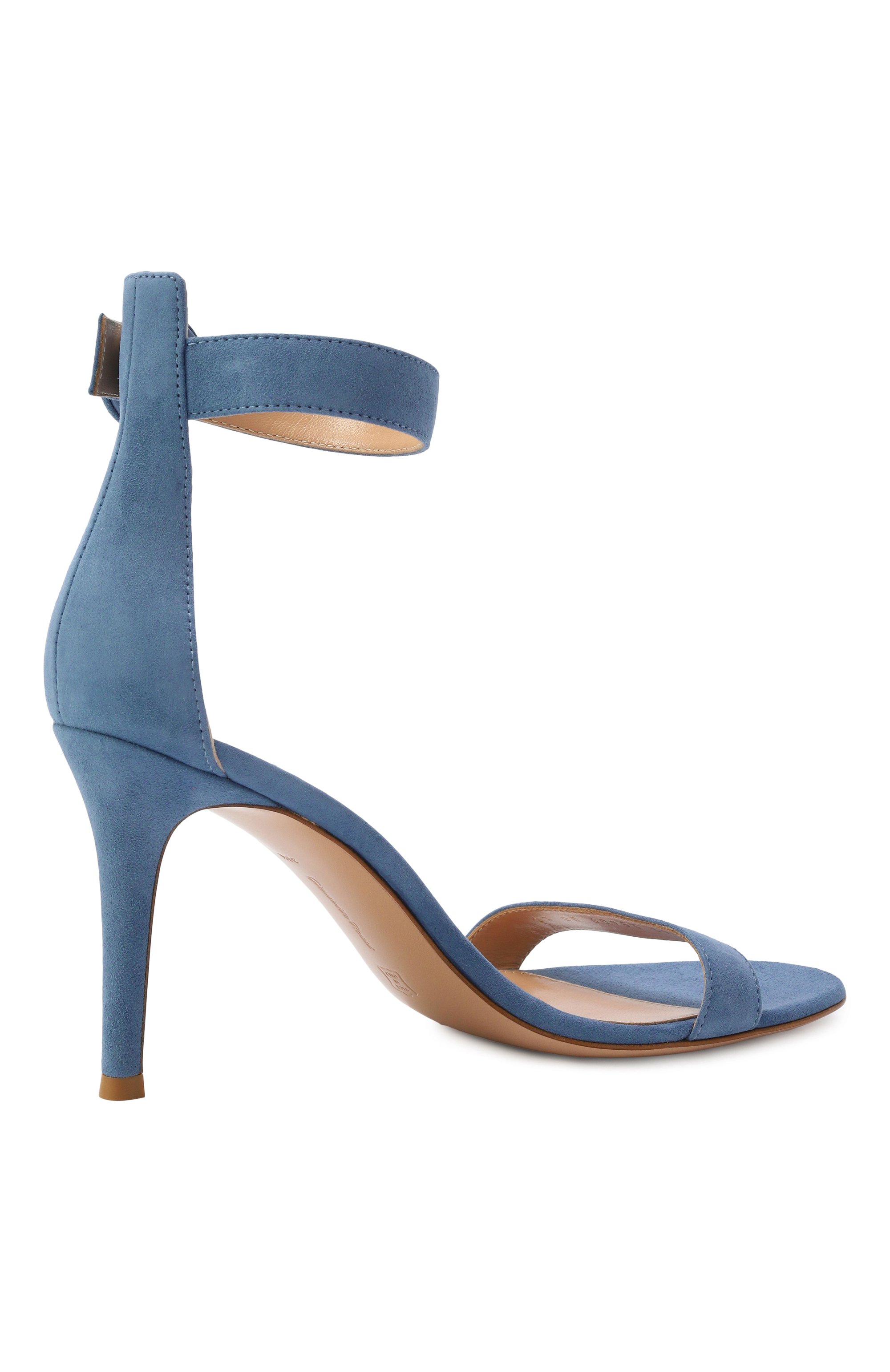 Замшевые босоножки portofino 85 GIANVITO ROSSI, арт. G60953.85RIC.CAMANTB, фото 5