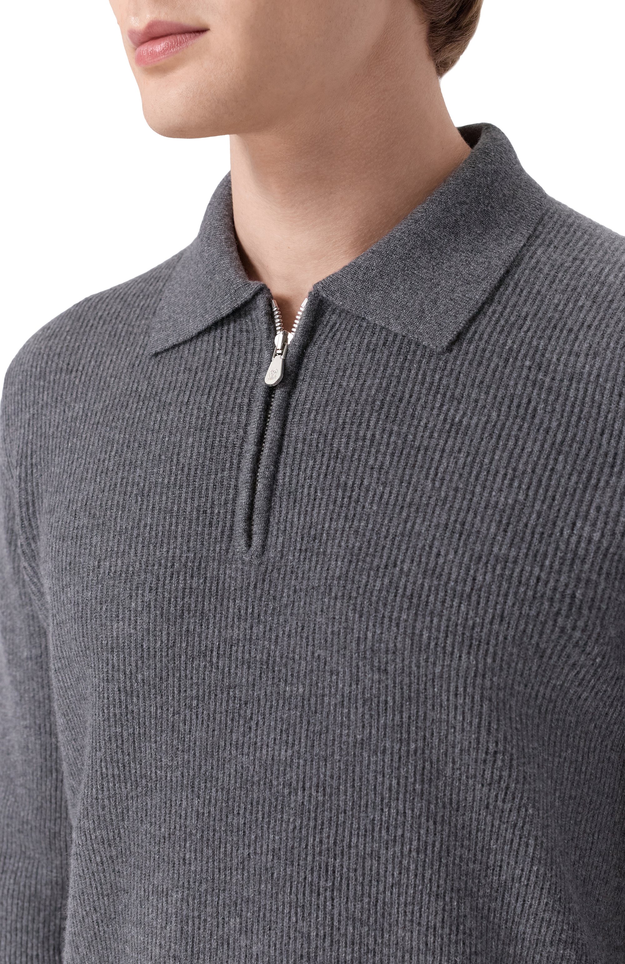 Кашемировое поло BRUNELLO CUCINELLI, арт. M2229525, фото 5