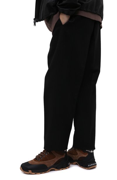 Комбинированные ботинки BURBERRY, арт. 8043653, фото 3