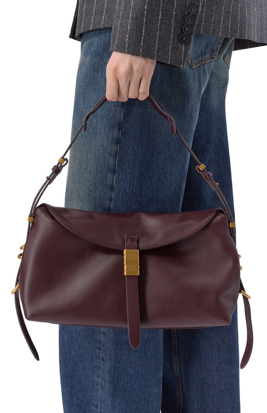 Сумка Saddle Baguette Pinko 105049/A1ZX Бордовый  105049/A1ZX Фото 2