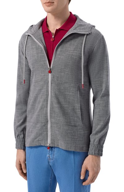 Толстовка из шерсти и шелка KITON, арт. UMC010K0615E05, фото 3