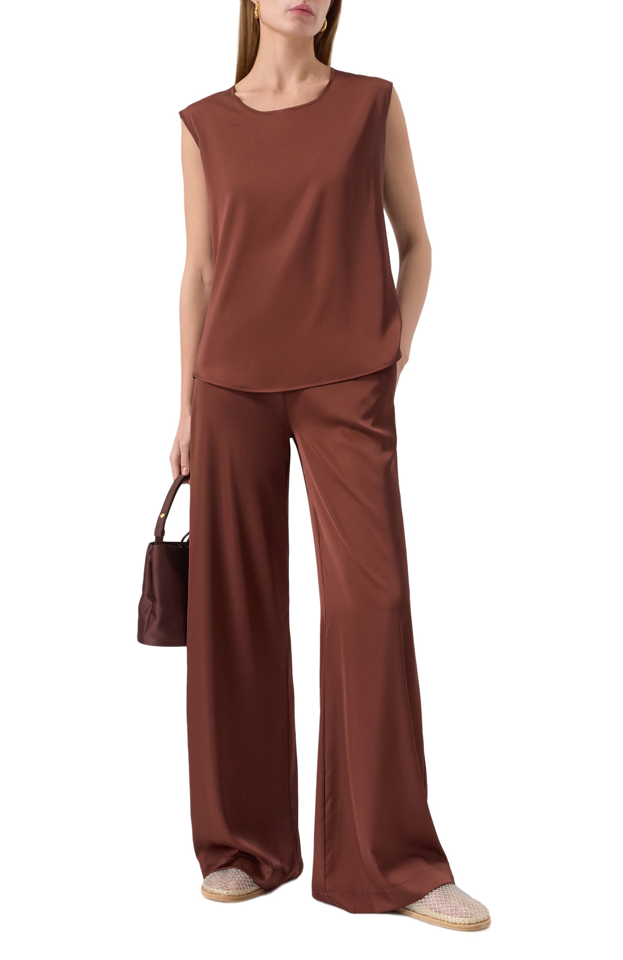 Атласный топ D.EXTERIOR, арт. 60659, фото 2