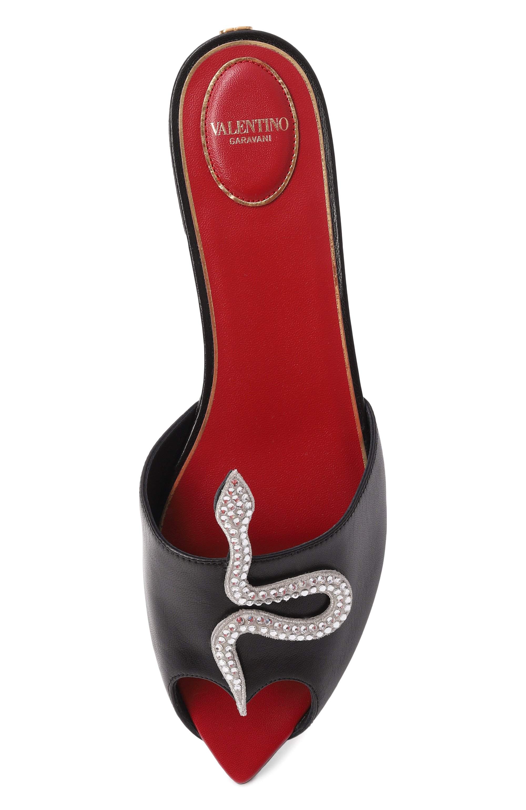 Кожаные сабо coeur vipre VALENTINO, арт. 8W0S0PJ3/HIZ, фото 6