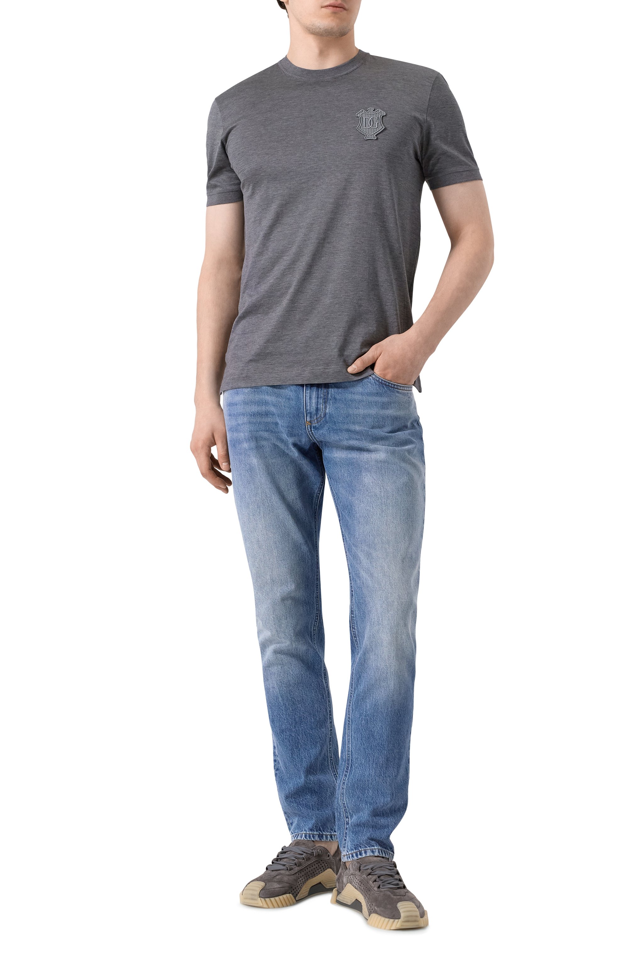 Замшевые кеды ns1 DOLCE & GABBANA, арт. CS2286/AS707, фото 2