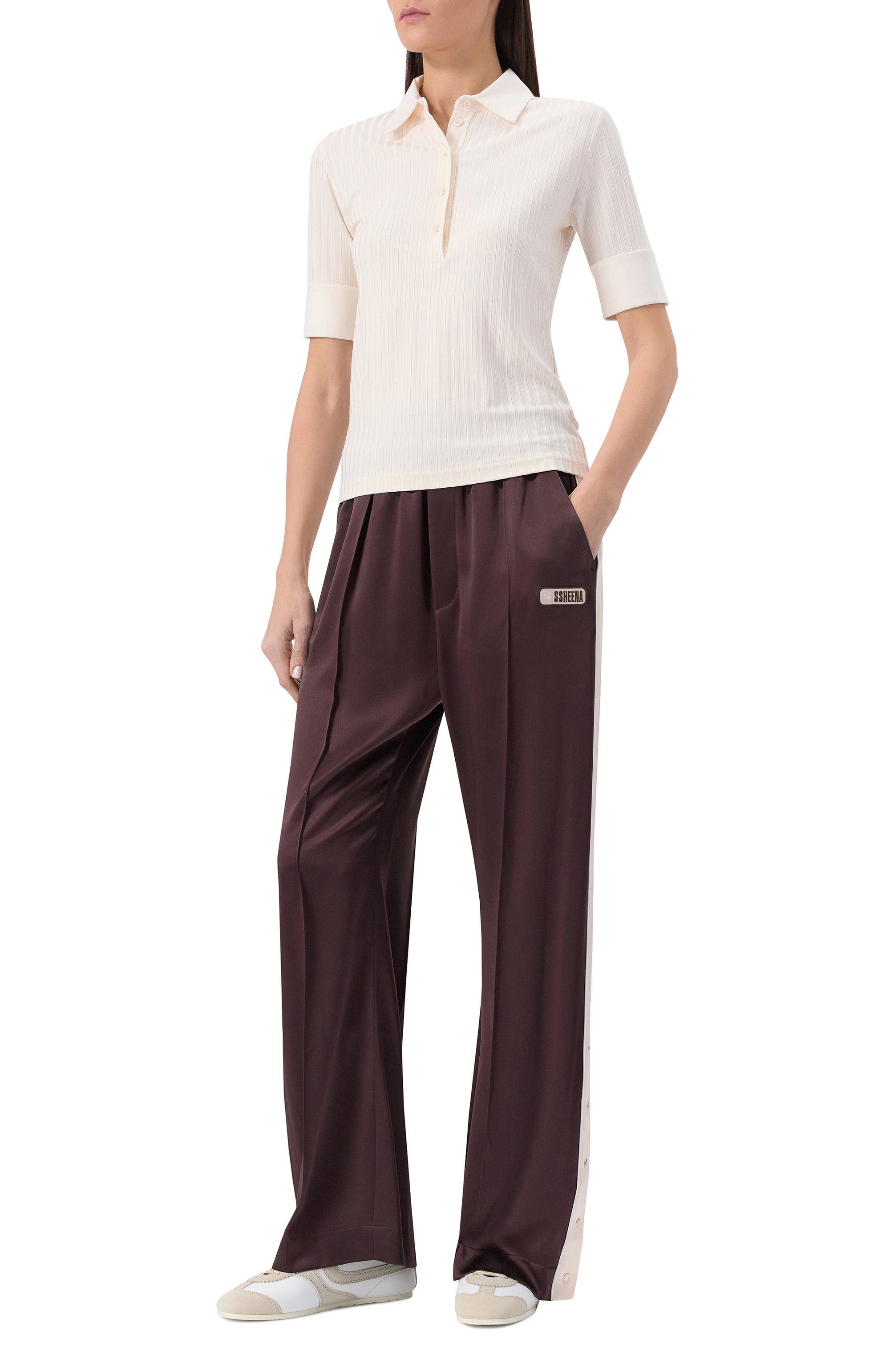 Атласные брюки SSHEENA, арт. 25SSPUPA TS25002, фото 2