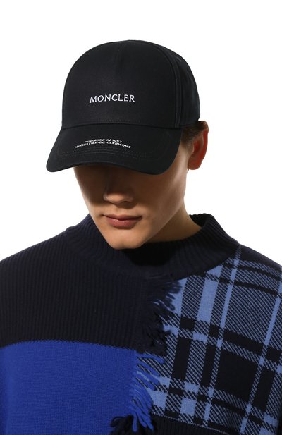 Хлопковая бейсболка MONCLER, арт. H1-091-3B000-25-04863, фото 2