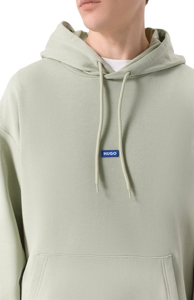 Хлопковое худи HUGO BLUE, арт. 50522374, фото 5