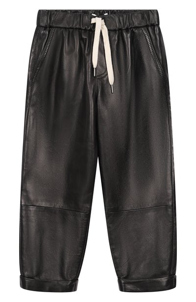 Кожаные брюки BRUNELLO CUCINELLI, арт. BPNGIP223A