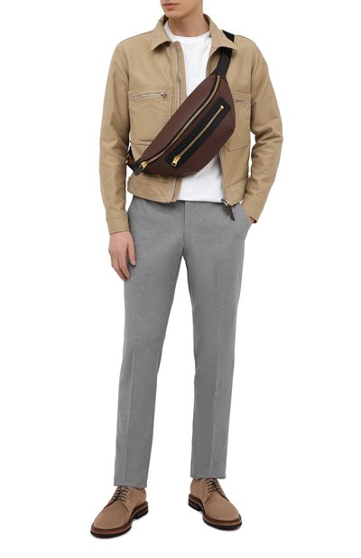 Кожаная поясная сумка TOM FORD, арт. H0396T-LCL037, фото 2