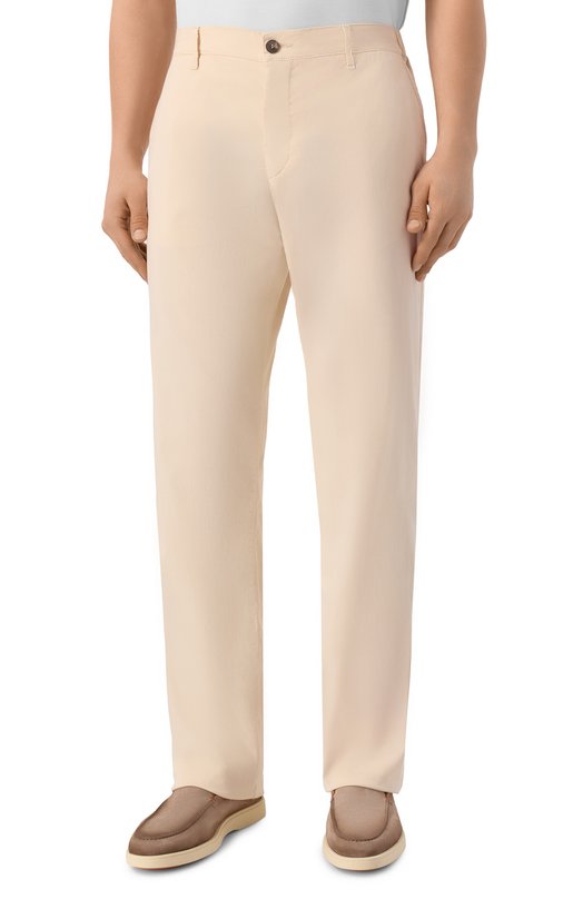 Хлопковые брюки MVST M26.CSM.T404/TFANT Бежевый  M26.CSM.T404/TFANT Фото 3