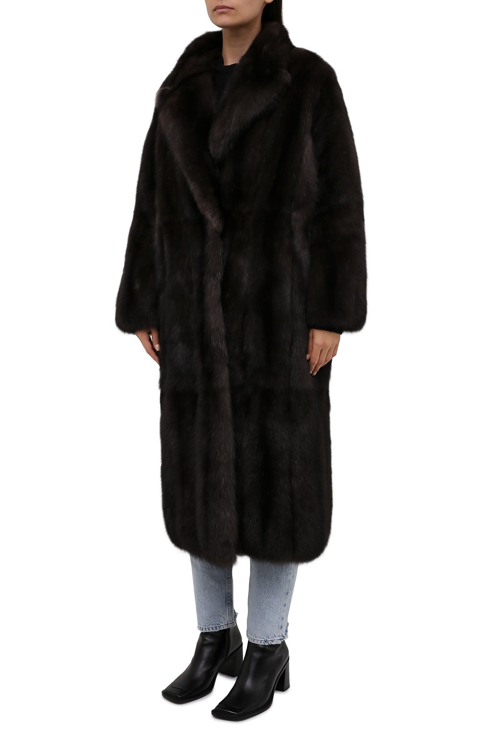 Двусторонняя шуба из меха соболя SIMONETTA RAVIZZA, арт. F01C041Z1A/015, фото 3