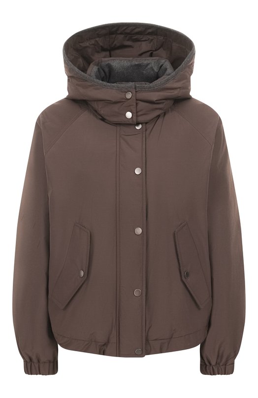 Пуховая куртка Brunello Cucinelli MG5017835P Коричневый MG5017835P