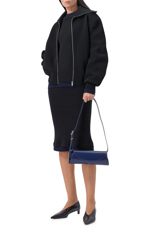 Сумка Cannolo small Jil Sander J07WD0023-P5355 Синий  J07WD0023-P5355 Фото 7