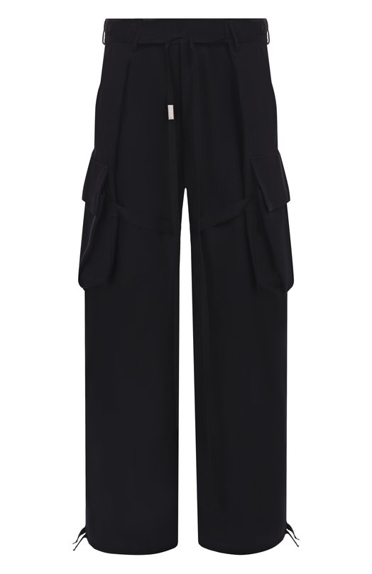 Хлопковые брюки-карго Ann Demeulemeester B0012456/FA431 Чёрный B0012456/FA431
