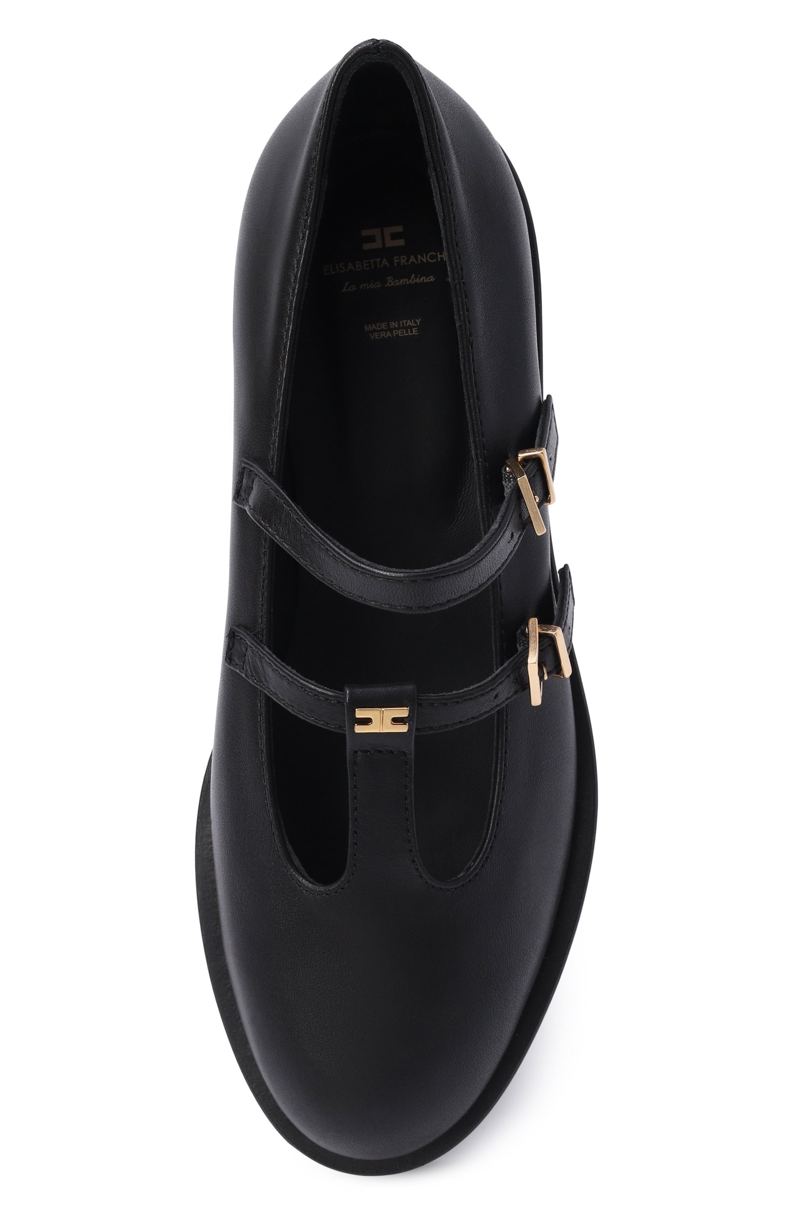 Кожаные туфли ELISABETTA FRANCHI LA MIA BAMBINA, арт. F4A3-E0631-1251999-, фото 4