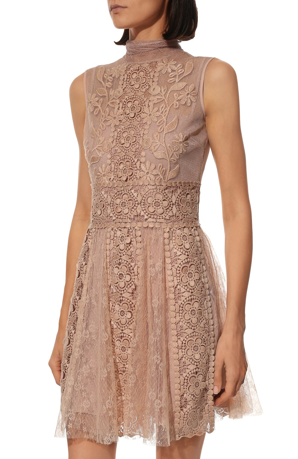 Мини-платье REDVALENTINO розового цвета по цене 97550 руб., арт. TR3VA11B/4TB, фото 3 Мини-платье REDVALENTINO, арт. TR3VA11B/4TB, фото 3
