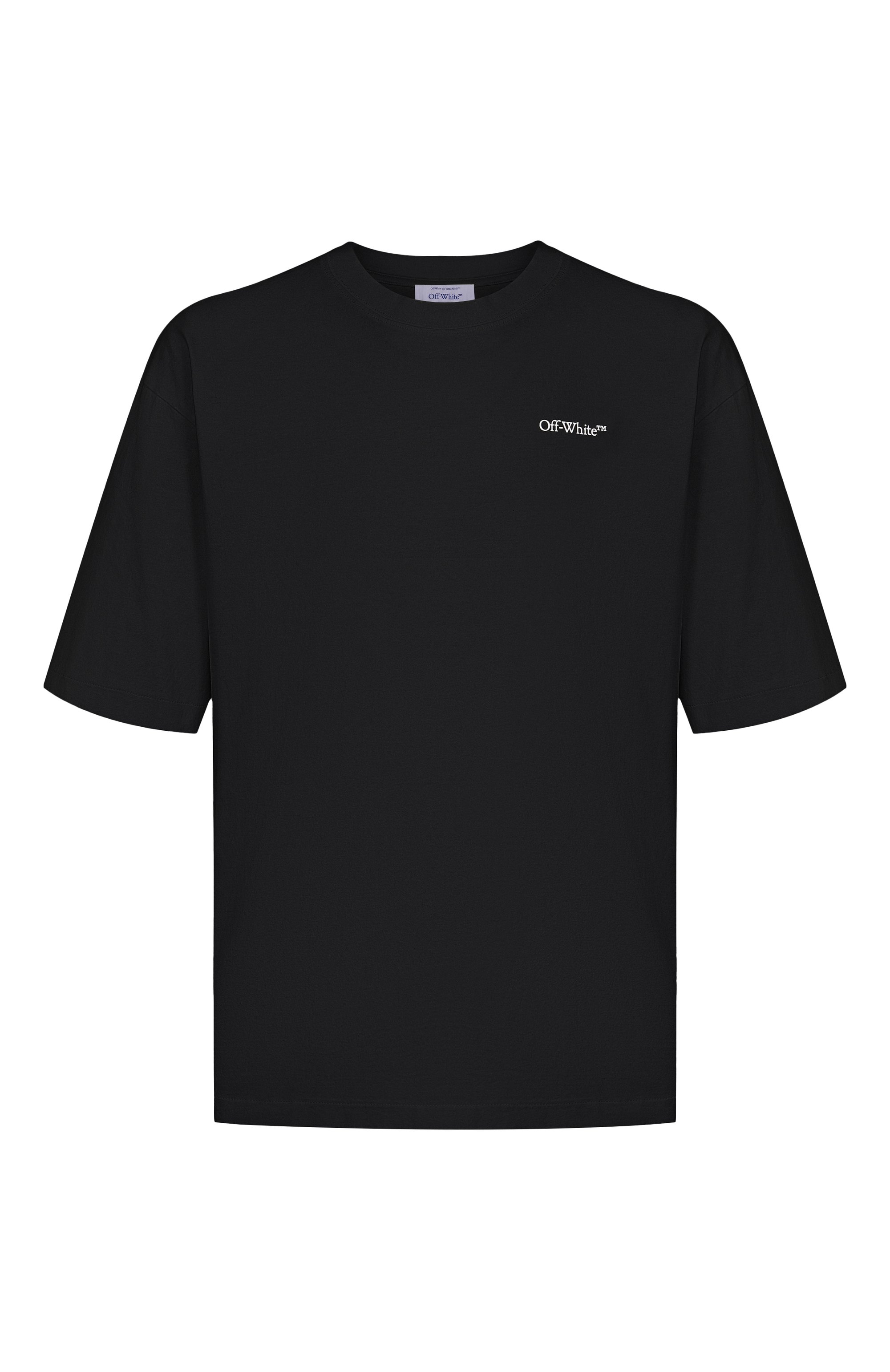 Хлопковая футболка OFF-WHITE, арт. 0MAA120F25JER00M, фото 1