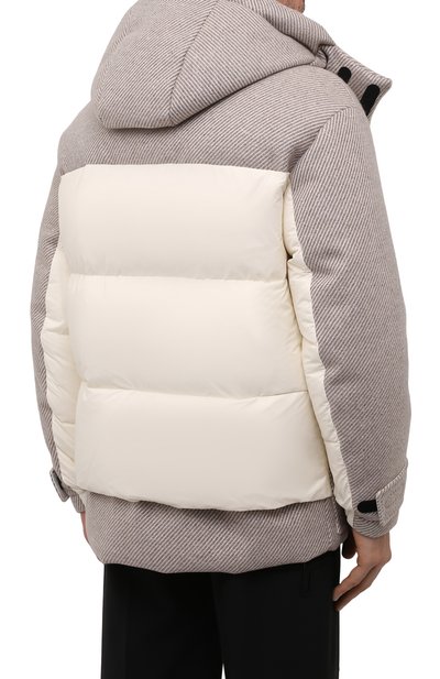 Пуховик GIORGIO ARMANI бежевого цвета по цене 647500 руб., арт. 1WG0C06P/T0317, фото 4 Пуховик GIORGIO ARMANI, арт. 1WG0C06P/T0317, фото 4