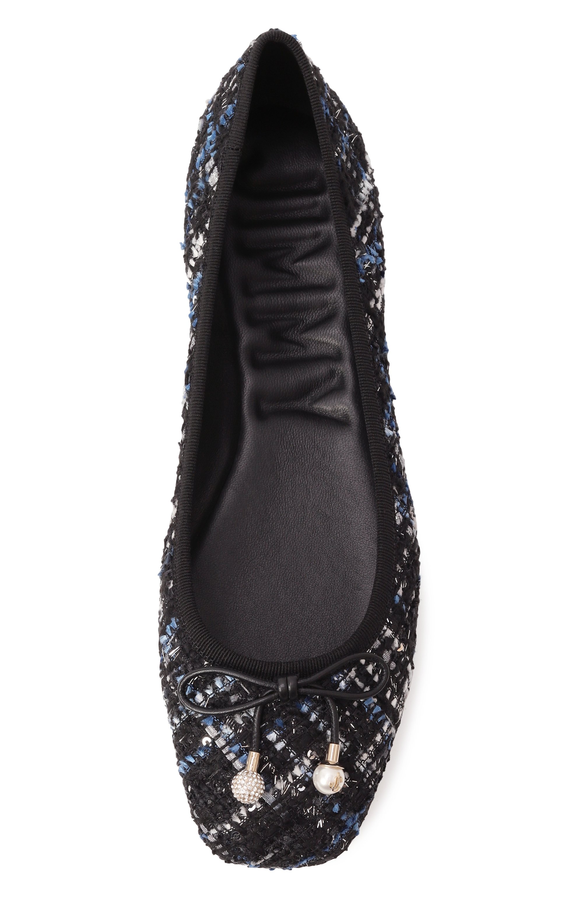 Текстильные балетки elme JIMMY CHOO, арт. ELME FLAT/MTD, фото 6