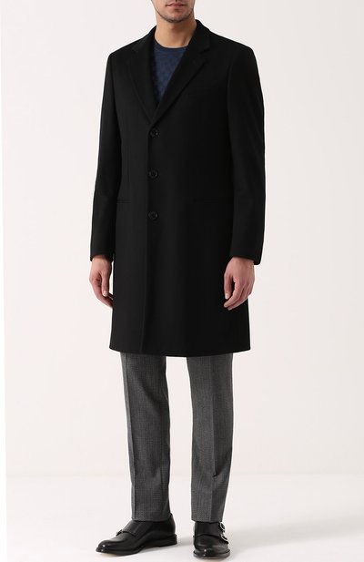 Пальто из смеси шерсти и кашемира GIORGIO ARMANI, арт. USLG01/0S169, фото 2
