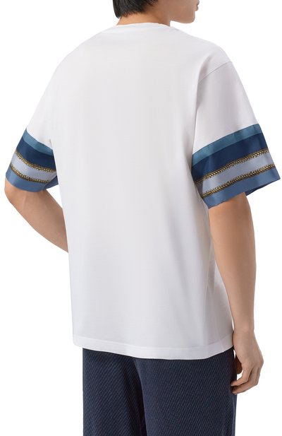 Футболка из хлопка и шелка DOLCE & GABBANA, арт. G8SB2T/G7PZK, фото 4