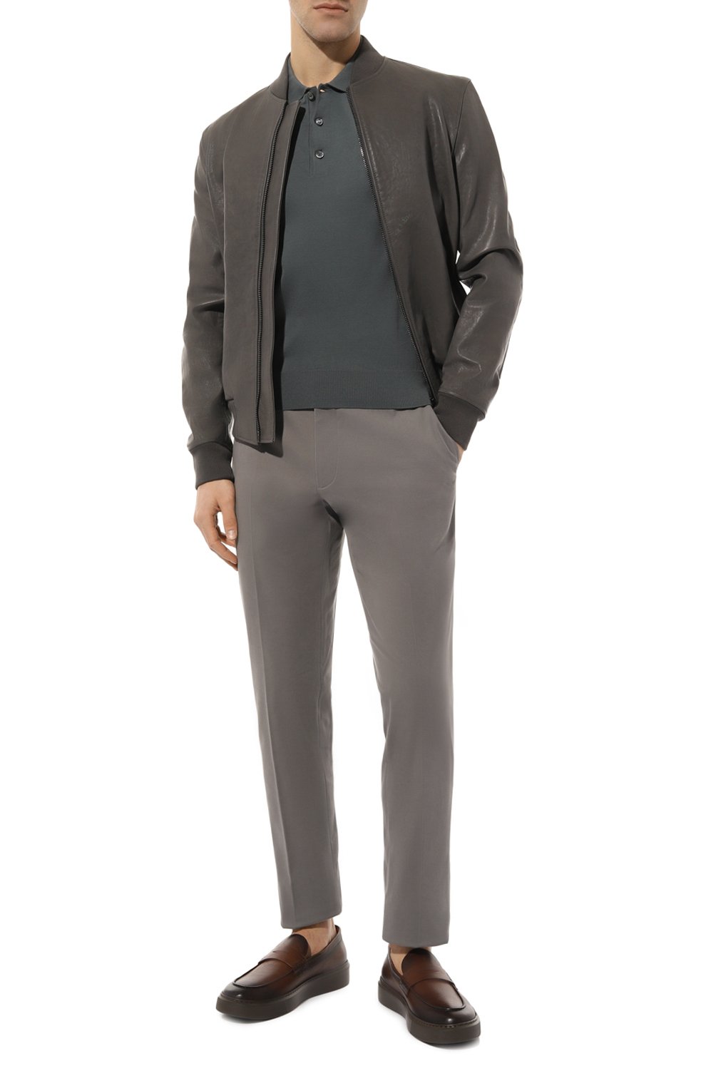 Хлопковое поло BRIONI, арт. UMR40L/0ZK62, фото 2