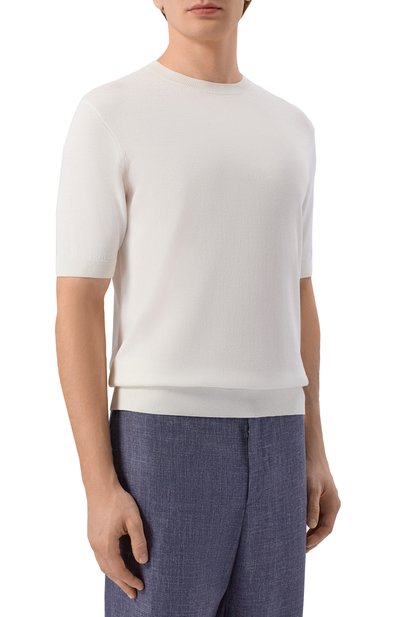 Джемпер из шелка и хлопка ANDREA CAMPAGNA, арт. M5425-1033, фото 3