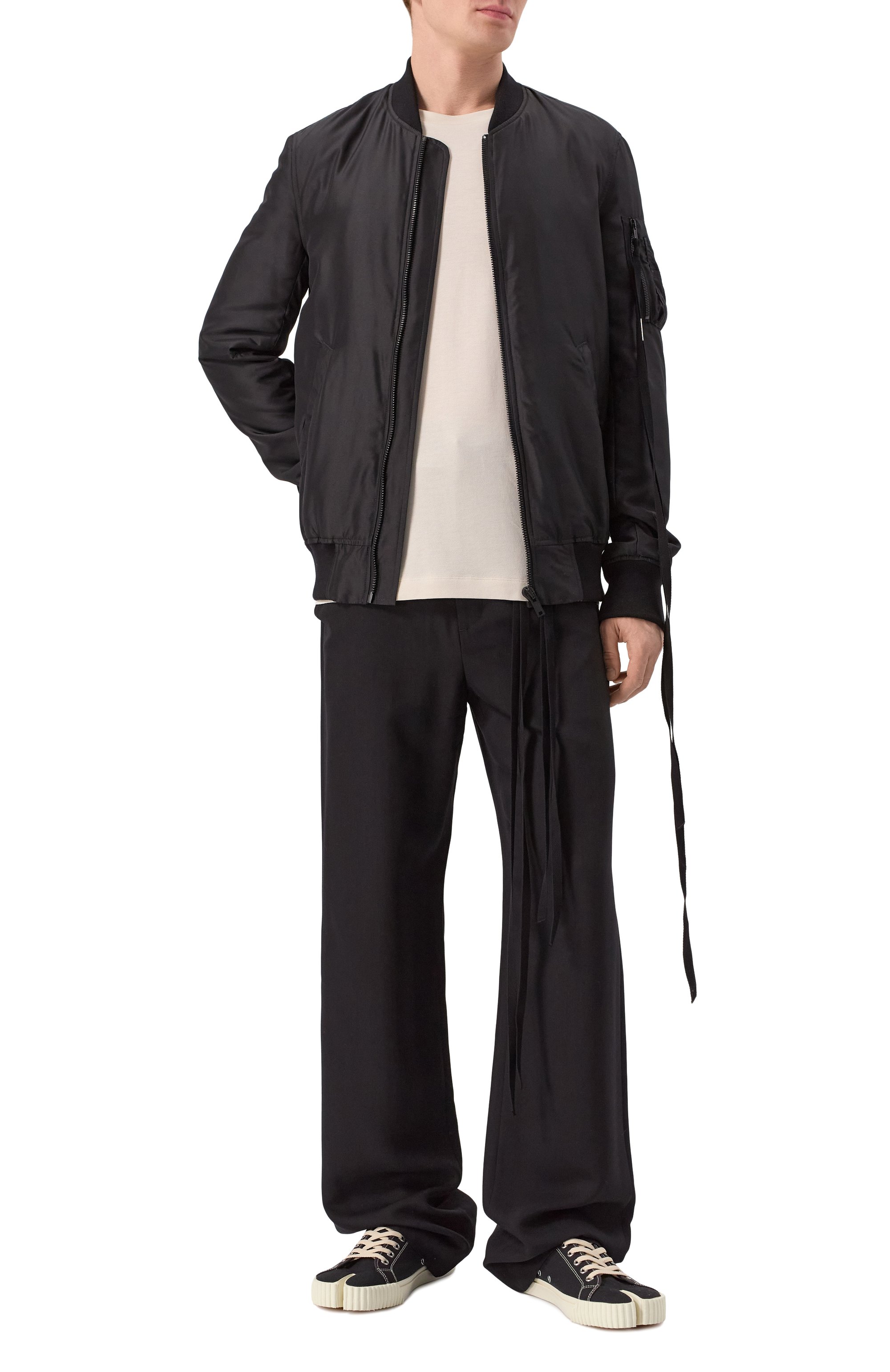 Брюки из вискозы и шерсти ANN DEMEULEMEESTER, арт. B0010304/FA556, фото 2