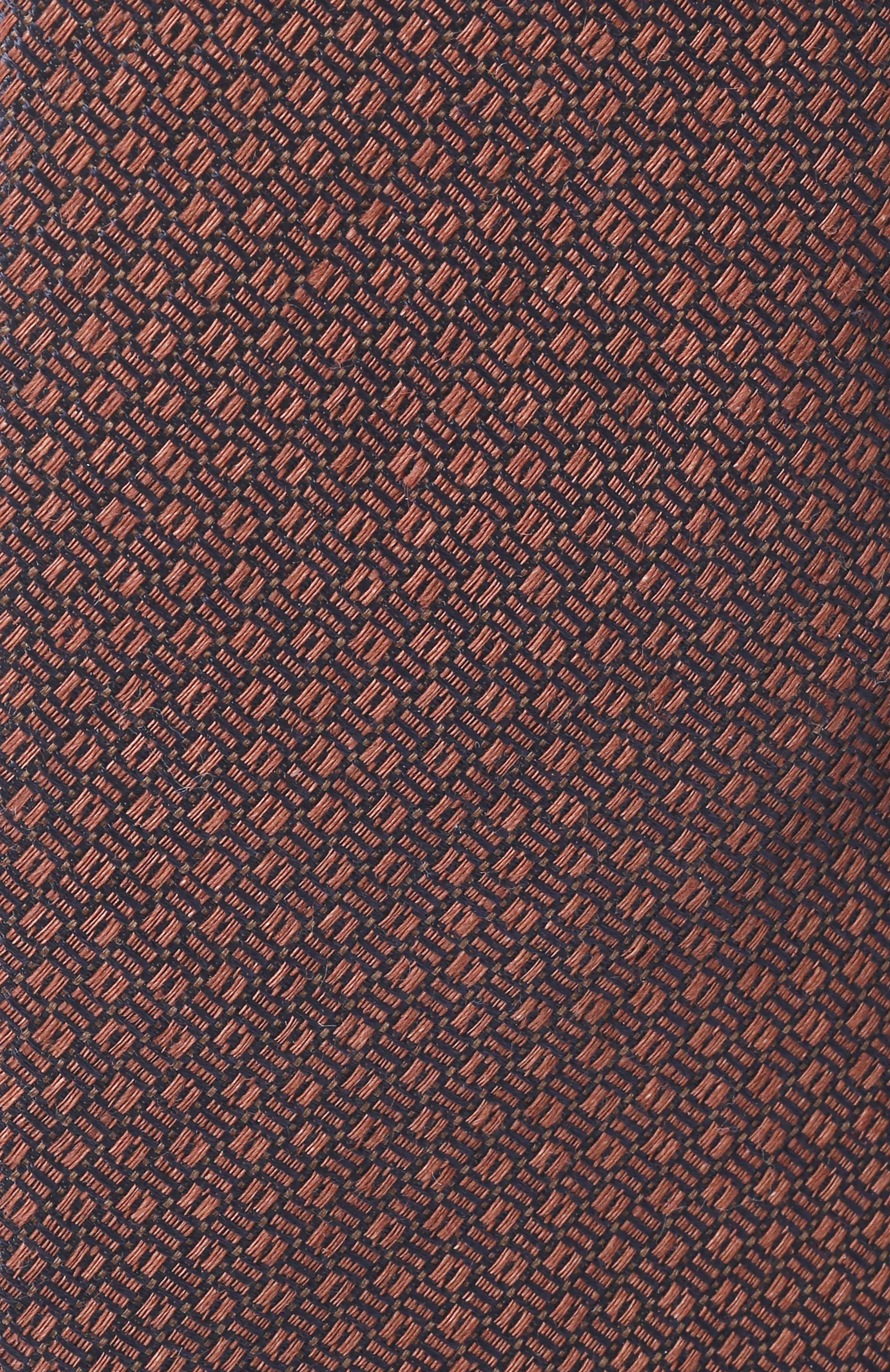 Галстук из шелка и льна CANALI, арт. 18/HJ04540, фото 4