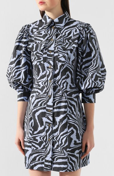 Хлопковое платье GANNI, арт. F4329, фото 3