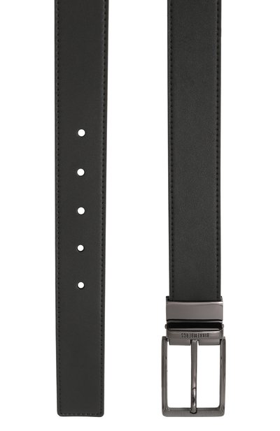 Двусторонний ремень DIRK BIKKEMBERGS черного цвета по цене 12000 руб., арт. BKCU00178M, фото 4 Двусторонний ремень DIRK BIKKEMBERGS, арт. BKCU00178M, фото 4