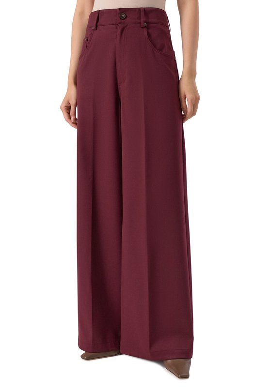 Брюки Erika Cavallini P5WH02 Бордовый  P5WH02 Фото 3