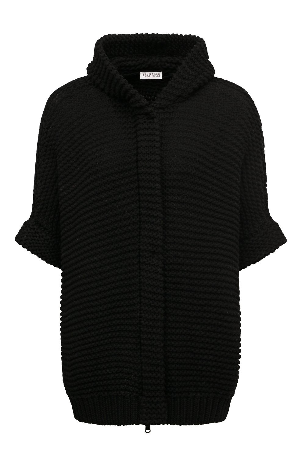 Хлопковый кардиган BRUNELLO CUCINELLI черного цвета по цене 276000 руб., арт. M8E386506, фото 1 Хлопковый кардиган BRUNELLO CUCINELLI, арт. M8E386506, фото 1