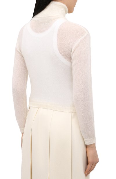 Шерстяной свитер DSQUARED2 белого цвета по цене 42950 руб., арт. S72HA0996/S17541, фото 4 Шерстяной свитер DSQUARED2, арт. S72HA0996/S17541, фото 4