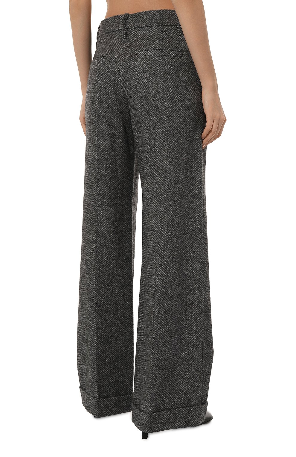 Шерстяные брюки BRUNELLO CUCINELLI, арт. MQ474P8492, фото 4