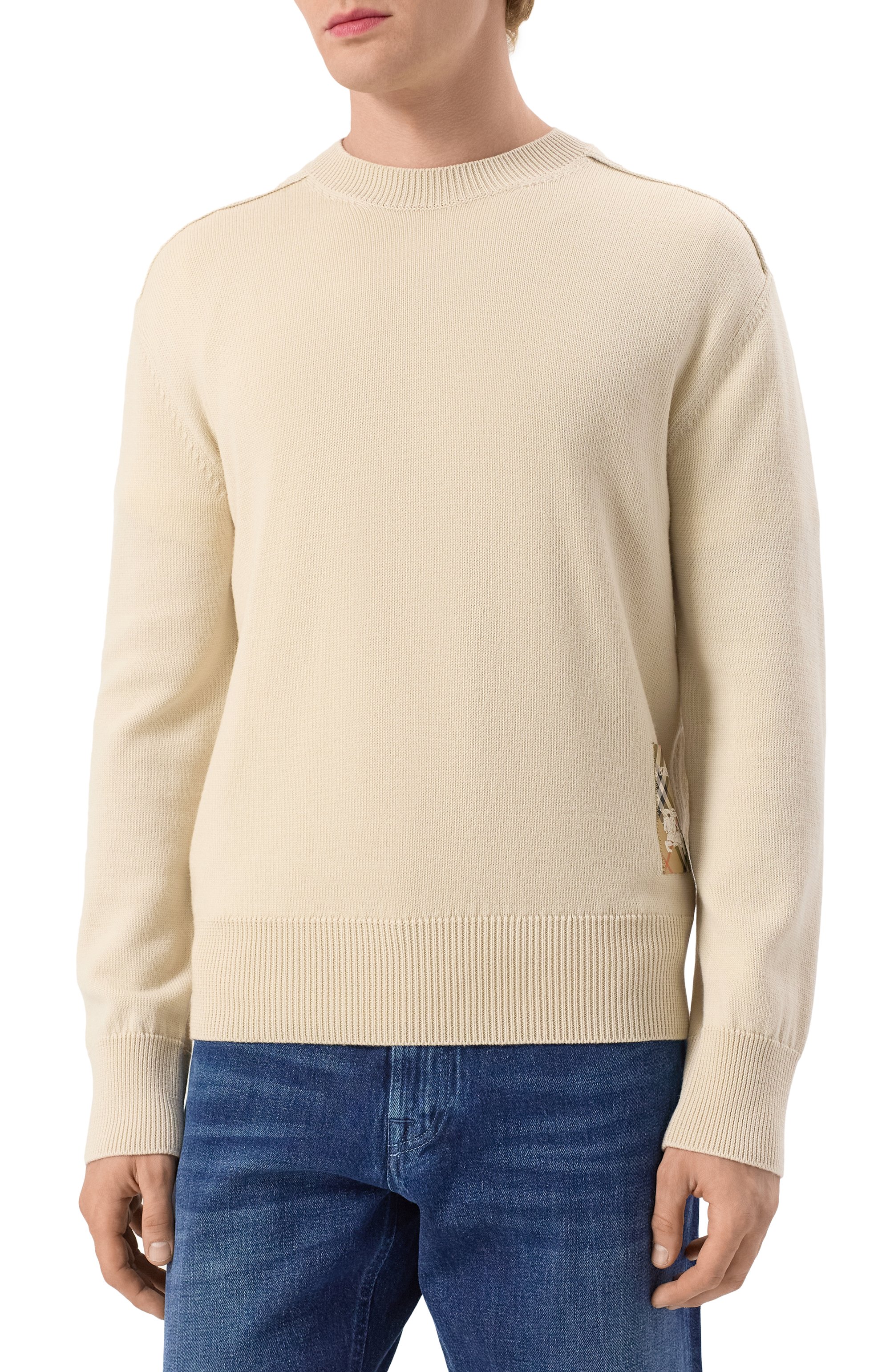 Шерстяной джемпер BURBERRY, арт. 8102676, фото 3