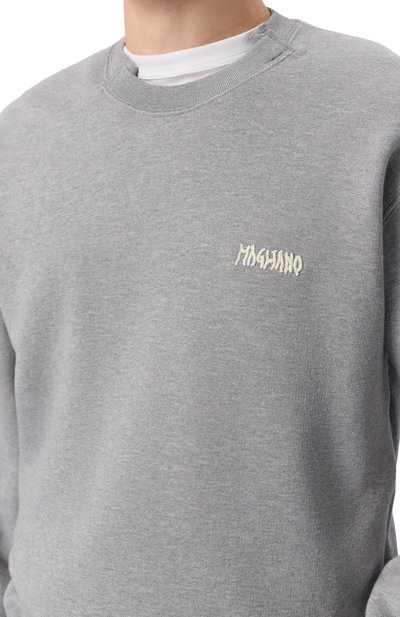 Хлопковый свитшот MAGLIANO серого цвета по цене 51300 руб., арт. MGSS26ST02012, фото 5 Хлопковый свитшот MAGLIANO, арт. MGSS26ST02012, фото 5