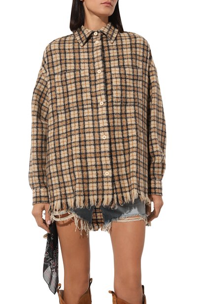 Рубашка из шерсти и кашемира DESTIN, арт. DDW3ANNAMENT, фото 3