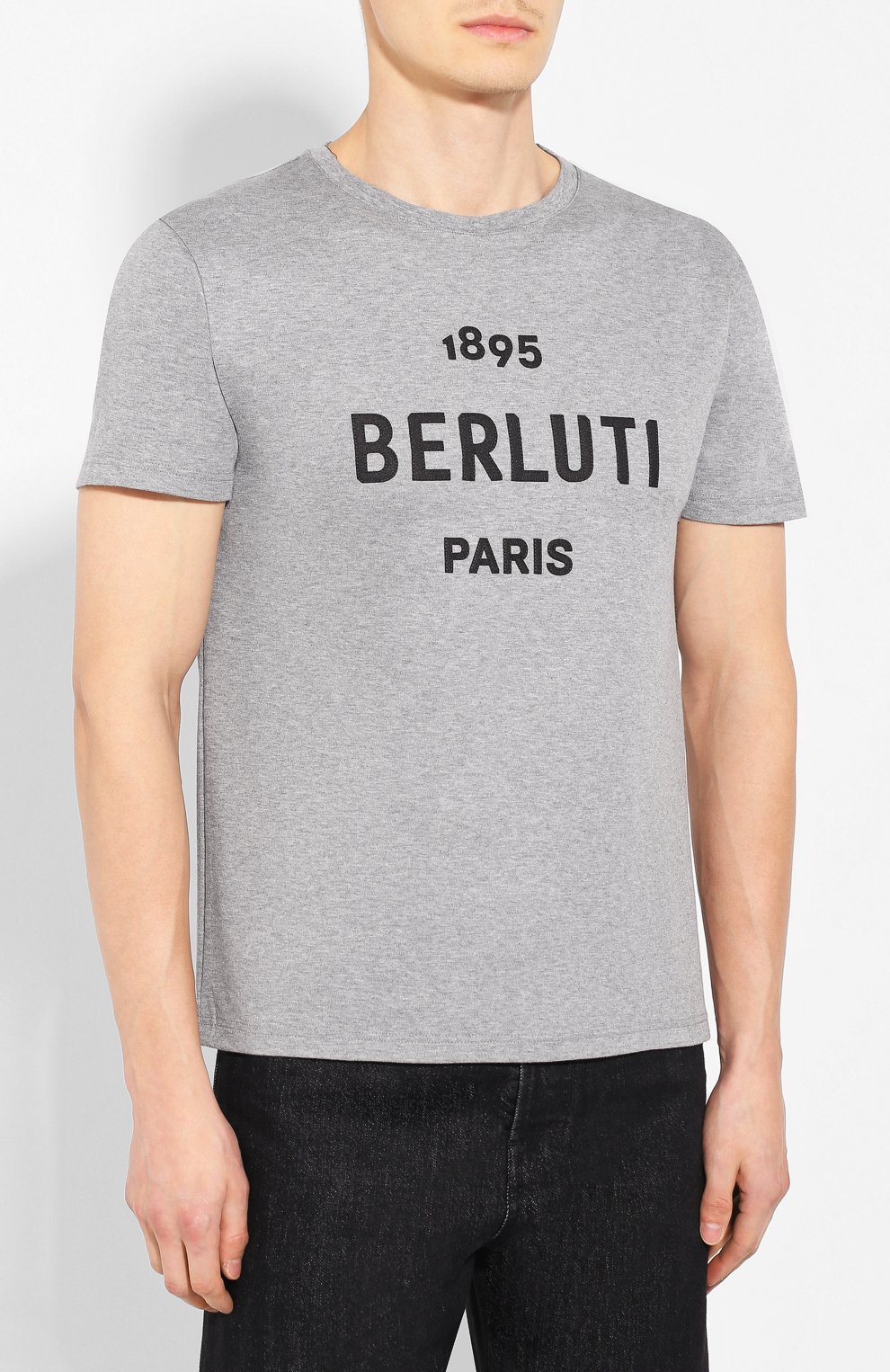 Хлопковая футболка BERLUTI, арт. R15JRS29-006, фото 3