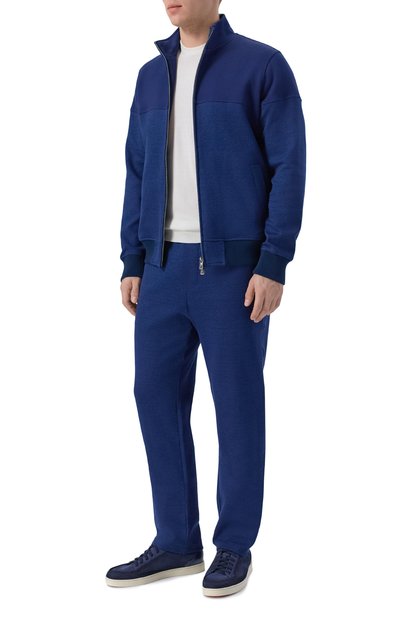 Толстовка из хлопка и льна CAPOBIANCO, арт. 20M453.DH00._001, фото 2