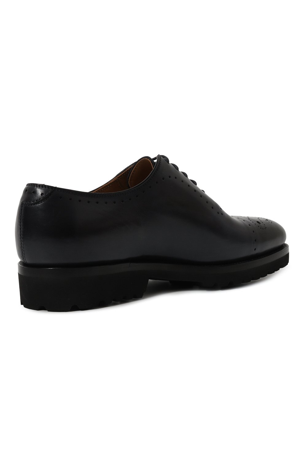 Кожаные оксфорды KITON, арт. USSA090N0010012, фото 5