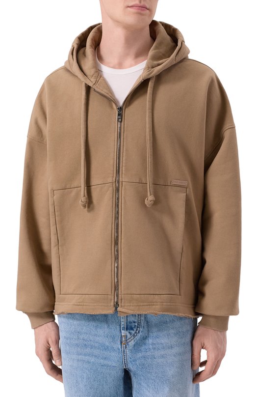 Хлопковая толстовка Dolce & Gabbana G9BVJT/G7PLA Бежевый  G9BVJT/G7PLA Фото 3