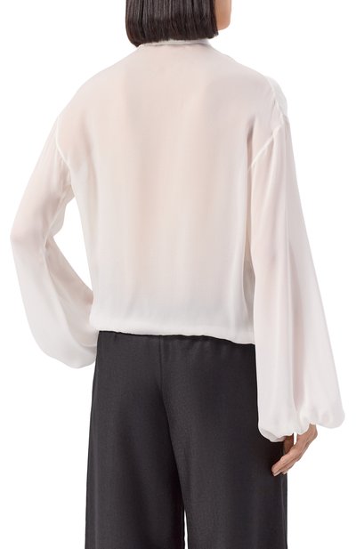 Шелковая блузка GIAMBATTISTA VALLI, арт. 25FWPVCL1104/59SAB, фото 4