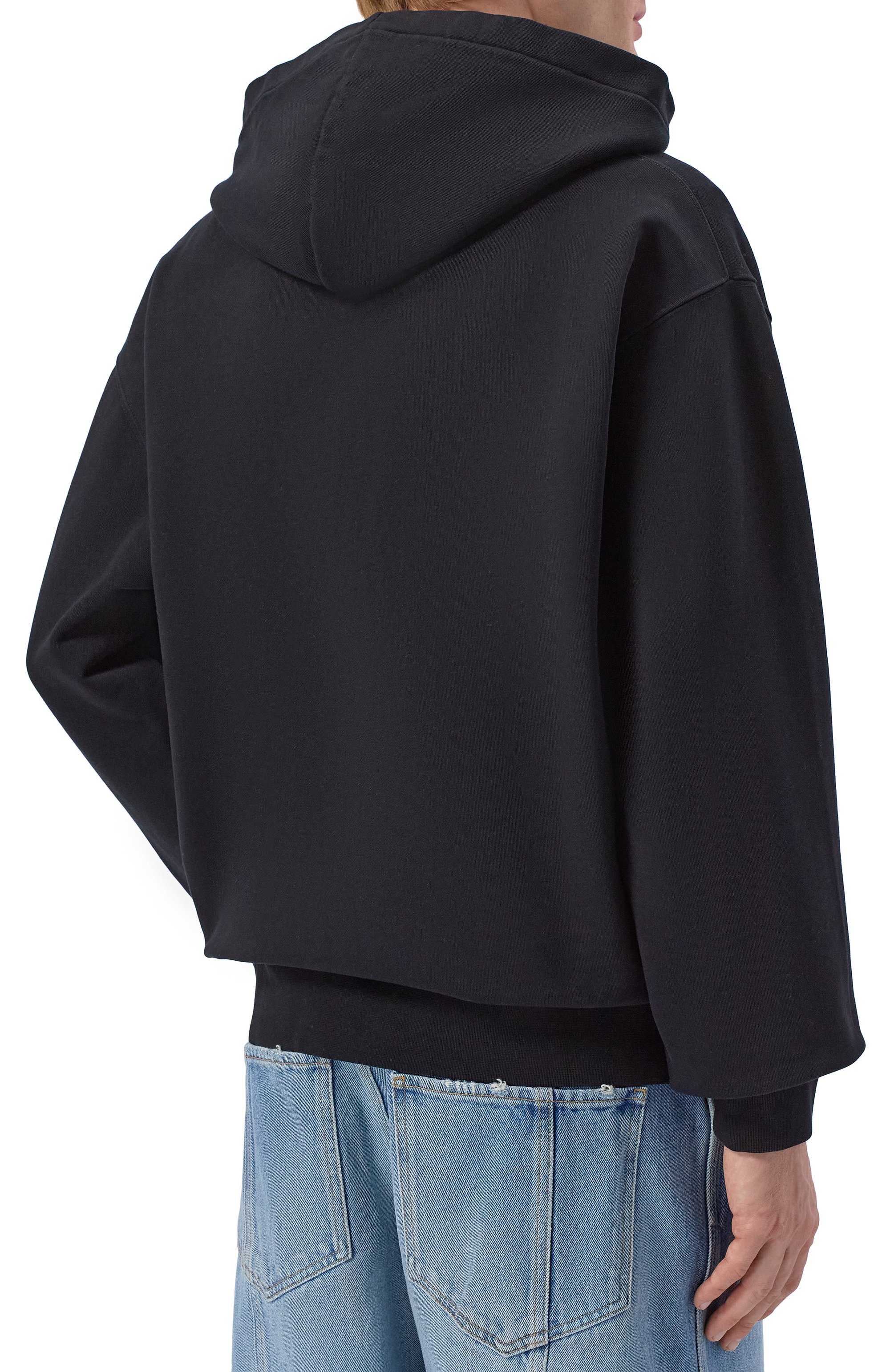 Хлопковое худи JACQUEMUS черного цвета по цене 46700 руб., арт. 25EH0M00247/AJ00126, фото 4 Хлопковое худи JACQUEMUS, арт. 25EH0M00247/AJ00126, фото 4